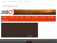 Tablet Screenshot of mundoturistico.es
